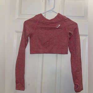 gymshark long sleeve crop top